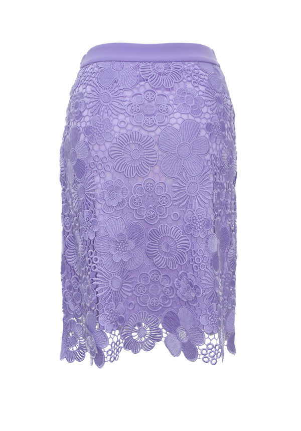 3D FLOWER LACE SKIRT