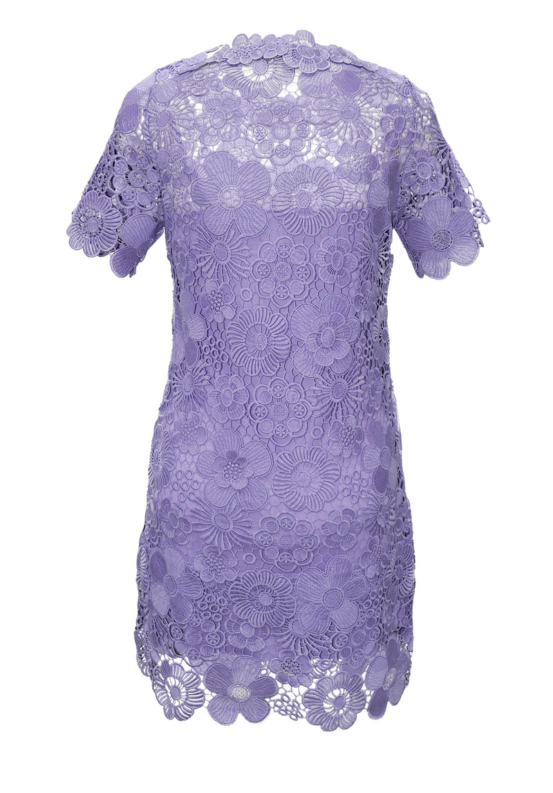 3D FLOWER LACE DRESS