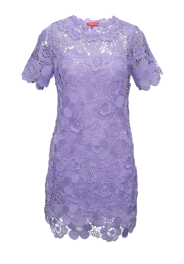 3D FLOWER LACE DRESS