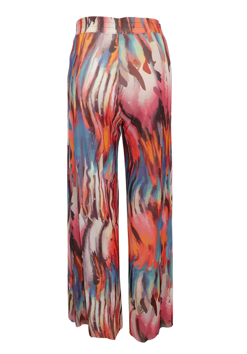 IMAGINATED GRADATION PRINT ST NETTING PANTS