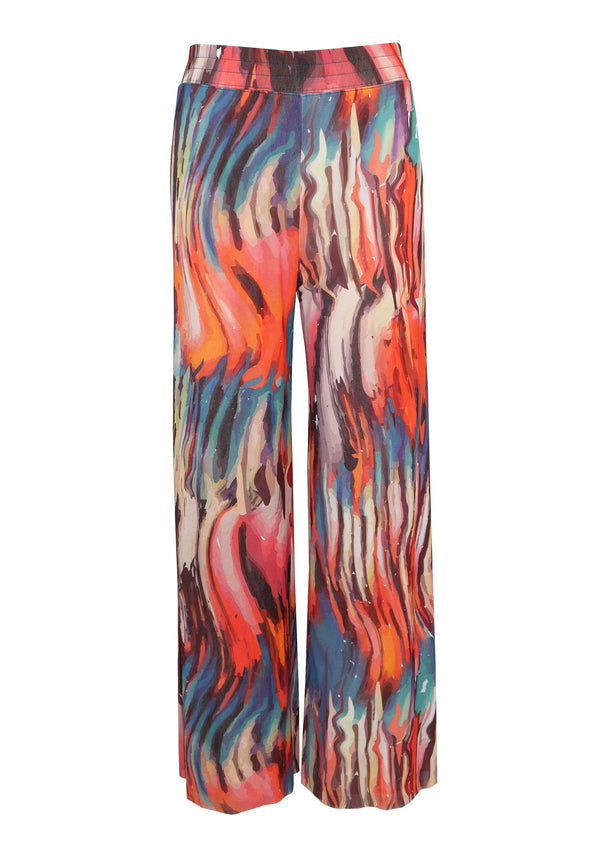 IMAGINATED GRADATION PRINT ST NETTING PANTS