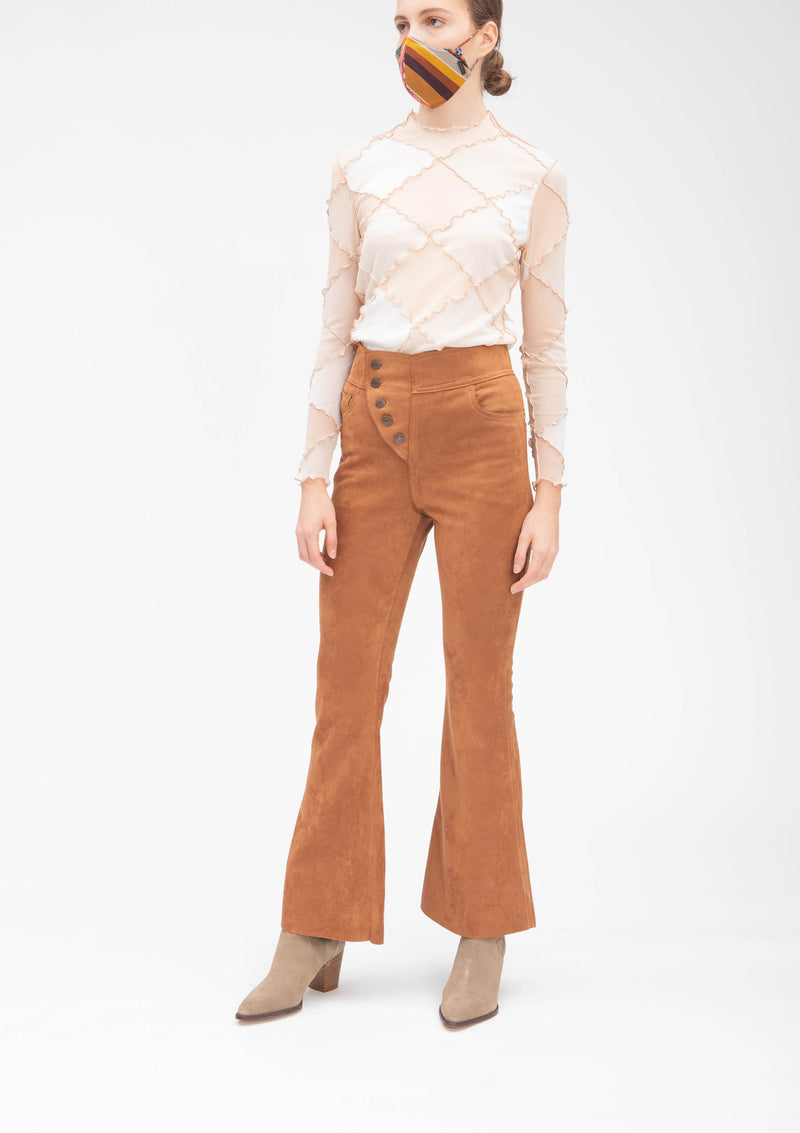 ULTRA SUEDE FLARE PANTS