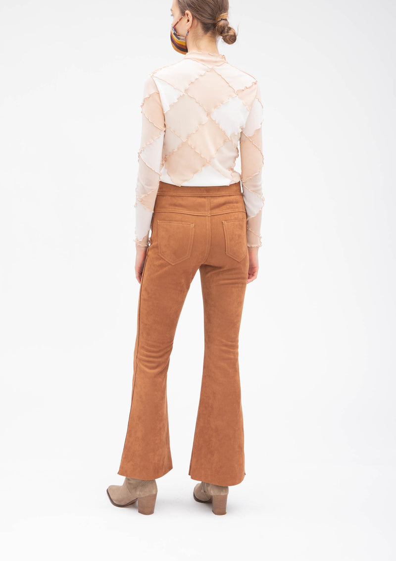 ULTRA SUEDE FLARE PANTS