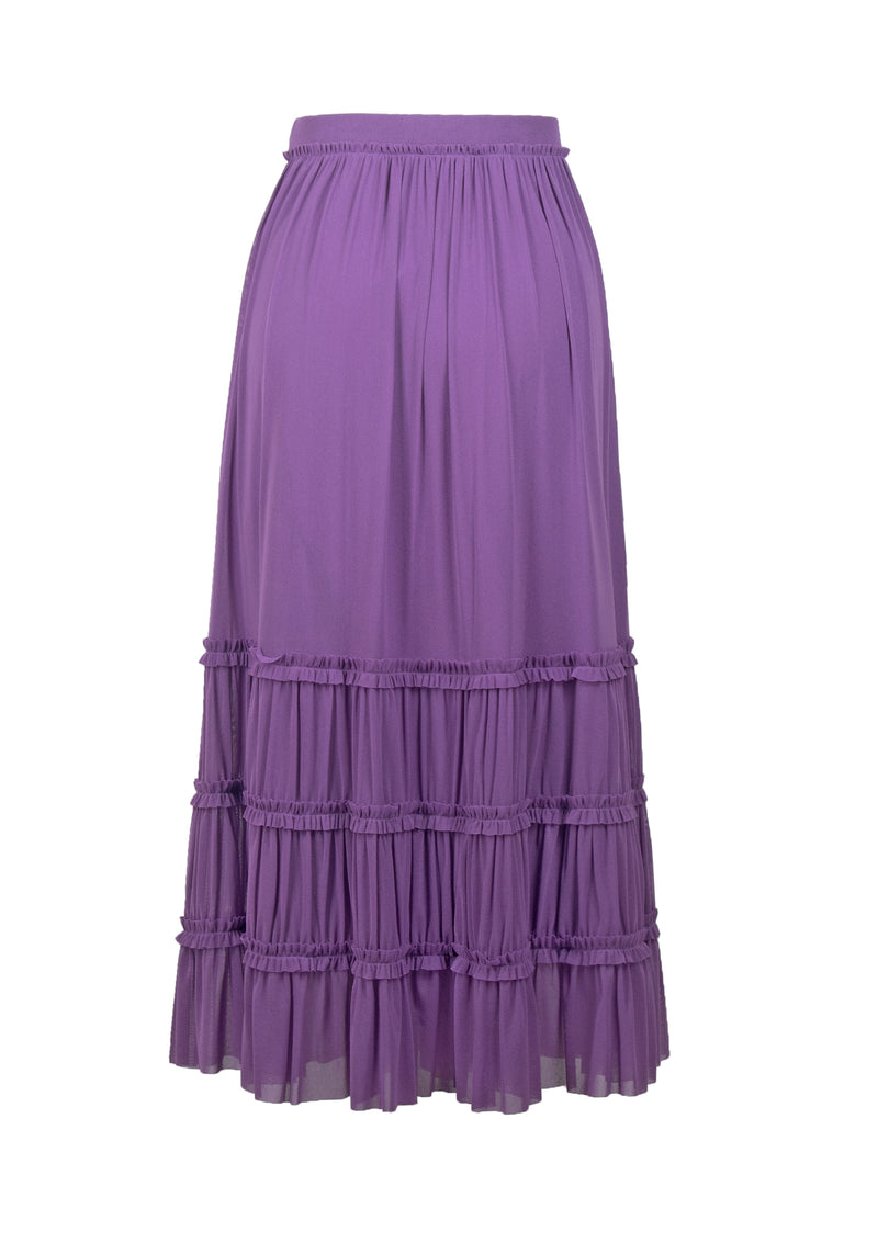 PLEATED NETTING SKIRT