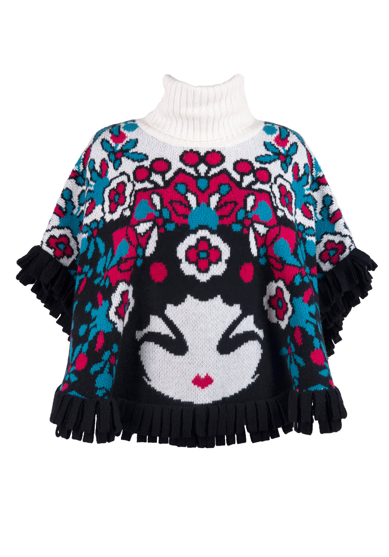 OPERA GIRL WOOL TUR PONCHO